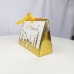 WHITE WITH GOLD EID MUBARAK PAPER BOX (12 PCS) - Image 3