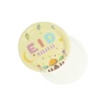 EID MOSQUE PLATE BEIGE WITH PINK FLOWER - Image 3