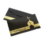 BLACK AND GOLD TRIM MONEY ENVELOPE