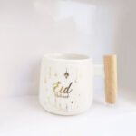 WHITE GOLD EID MUBARAK PORCELIN CUPS - Image 2